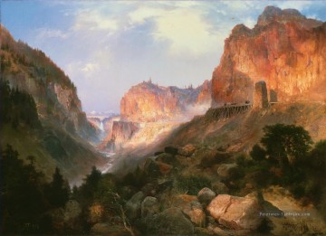 Golden Gate parc national de Yellowstone Thomas Moran Peinture à l'huile